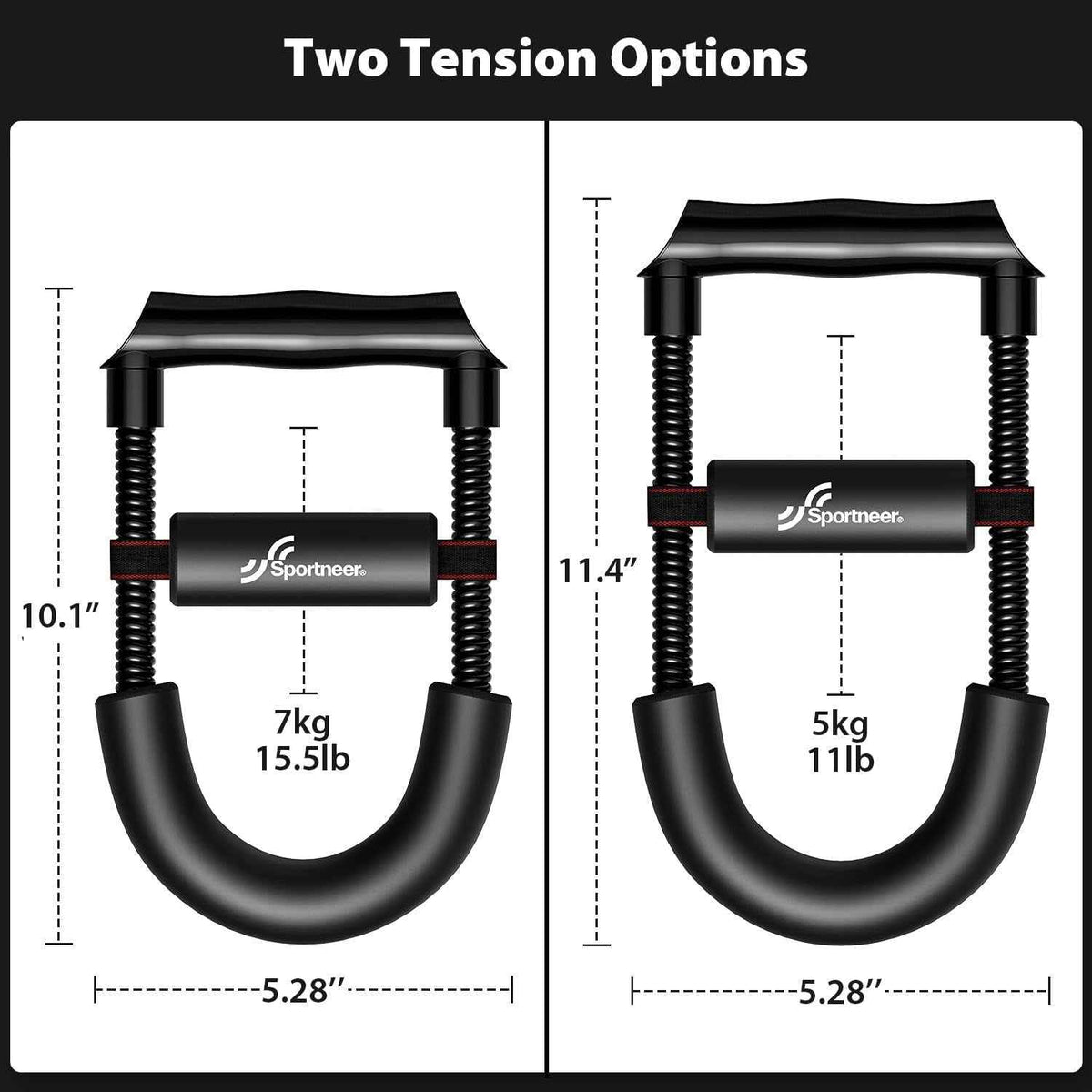 Forearm Strengthener Wrist Exerciser with Adjustable Tension