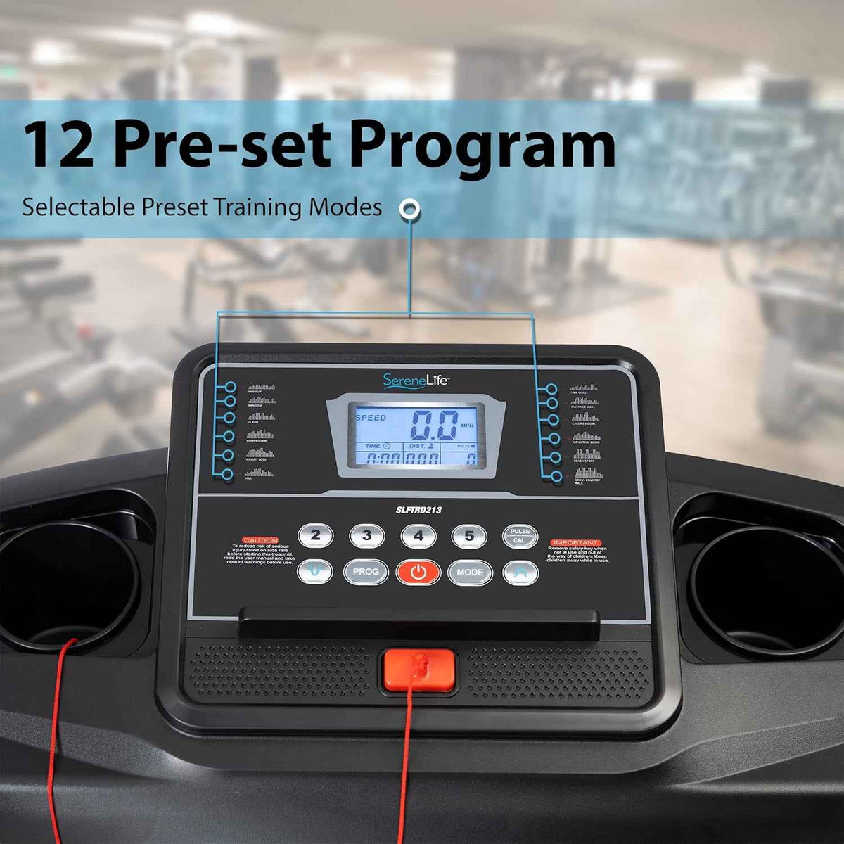 Folding Treadmill Exercise Running Machine - Electric Motorized Running Exercise Equipment for Apartment Home/Office Jogging Compact Folding Easy Assembly
