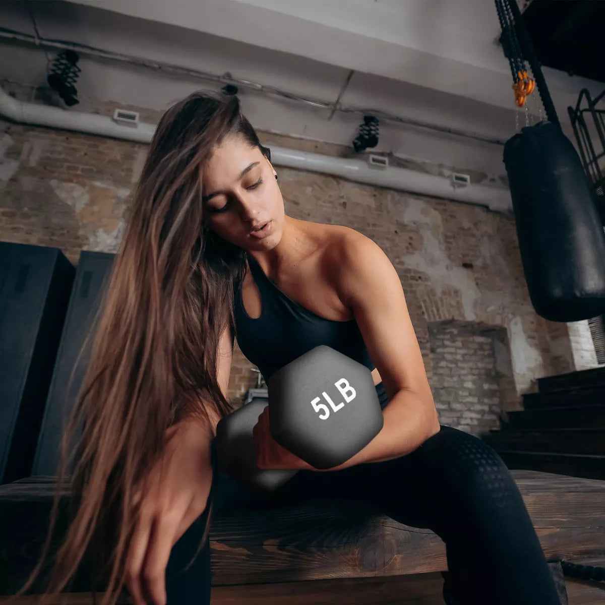 Balancefrom Fitness 110 Pound Neoprene Coated Cast Iron Dumbbell X Elite Exercise Workout Set with Stand, 10 Pairs of 1 to 10 Pound Weights, Black